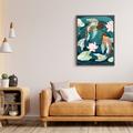 Bay Isle Home™ Koi Fish - Single Picture Frame Print on Canvas Canvas | 16 H x 12 W x 1.5 D in | Wayfair 1EA322EBF1E341C283314206194A135D