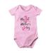 Stamzod Baby Bodysuit Cute Newborn Baby Rompers Mother s Day Letter Print Summer Short Sleeve Bodysuits Baby Boy Girl Clothes