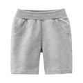 adviicd Toddler Clothes Toddler Shorts Boys Toddler Boys Shorts Summer Denim Pants Shorts Pocket Casual Outwear Fashion For Children Clothes Grey 1 Year