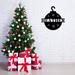 The Holiday Aisle® Christmas Ornament Monogram Wall Décor, Synthetic in Black | 12 H x 12 W x 0.12 D in | Wayfair 214983BD73F64910A83EFFFF57C183E7