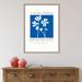 Birch Lane™ Fleurs de Matisse by Mercedes Lopez Charro - Picture Frame Graphic Art Paper, Wood in Black/Blue/White | 33 H x 24 W x 1.7 D in | Wayfair