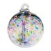 The Holiday Aisle® Hope Glass Ornament Glass in Blue/Green/Pink | 7.5 H x 6 W x 6 D in | Wayfair EA04B5CAC7134F31BD61E0A1B8183625