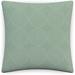 Bungalow Rose Square Pillow Cover Wool Blend/Microfiber/Satin/Chenille/Linen/Polyester/Linen Blend/Wool/Jute | 18 H x 18 W x 1 D in | Wayfair