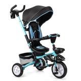6-in-1 Detachable Kids Baby Stroller Tricycle with Canopy and Safety Harness
