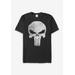 Men's Big & Tall Marvel Punisher Skull Tee by Marvel in Black (Size XLT)