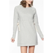 Athleta Dresses | Athleta Studio Cinch Sweatshirt Dress Heather Gray Size Small | Color: Gray | Size: S