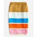 J. Crew Skirts | Nwt J. Crew Colorblock Skirt With Crochet Ribbon | Color: Blue/Orange | Size: 4