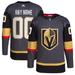 Men's adidas Gray Vegas Golden Knights Alternate Primegreen Authentic Custom Jersey