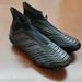 Adidas Shoes | Adidas Predator 19+ Fg "Black Out" Firm Ground Soccer Cleats Men's Size 7 | Color: Black | Size: 7