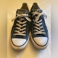 Converse Shoes | Converse Unisex Ct All Star (125810f) Blue Canvas Shoes Sneakers Size M 12 W 14 | Color: Blue | Size: 12