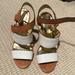 Coach Shoes | Coach Sandals | Color: Brown/White | Size: 6.5