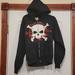 Disney Tops | Disney Parks Pirates Of The Caribbean Hooded Sweatshirt - Small | Color: Black/Red | Size: S