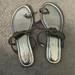 Jessica Simpson Shoes | Jessica Simpson Silver/Black Sandals | Color: Black/Silver | Size: 9