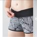 Lululemon Athletica Shorts | Euc Lululemon Run Speed Shorts, Black White Dottie | Color: Black/White | Size: 6