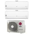 LG - climatiseurs split double inverter série atmosfera 9+12 avec mu2r15 r-32 wi-fi intégré