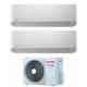 Dual split inverter air conditioner series seiya 7+7 with ras-2m14u2avg-e r-32 wi-fi optional