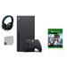 Xbox Series X Video Game Console Black with Tom Clancy s Ghost Recon Breakpoint BOLT AXTION Bundle Used