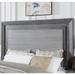 Shel Transitional Grey Wood Panel Bed with LED by Furniture of America
