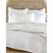 Lipa 92 x 96 Handmade Queen Quilt with Polyfill and Cotton Binding, Ivory