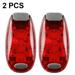 2 pcs USB Rechargeable LED Safety Light - Bright Bike Tail Light Works Brilliantly as Running Light for Joggers Pets Bicycle Strobe or Rear Clip On Lights