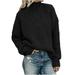 Dtydtpe 2024 Clearance Sales Sweaters for Women Solid Sweater Loose Turtleneck Knitting Sweater Womens Long Sleeve Tops Womens Sweaters