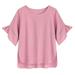 Dtydtpe 2024 Clearance Sales Long Sleeve Shirts for Women Casual Plus Size Cotton Linen Loose Solid T-Shirt Blouse Top Womens Long Sleeve Tops