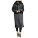 Wendunide 2024 Clearance Sales Hoodies for Women Women Winter Warm Hooded Hoodie Baggy Pullover Oversize Sweatshirt Long Dress Womens Hoodies Dark Gray M