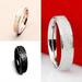 Naierhg Men Women Wedding Band Ring Stainless Steel Matte Ring Jewelry Couple Gift