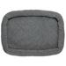 FurHaven Crate Pet Pad Polyester/Synthetic Material in Gray/White | 2.7 H x 23 W x 36 D in | Wayfair 39405057