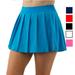 Fila Women`s Essentials Wave Pleat Tennis Skort ( SMALL Hawaiian Ocean )