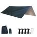 SDJMa 3.2x2.5M Easy Setup Beach Tent Anti-UV Beach Shade Shelter Beach Canopy Tent Sun Shade with Storage Bag Ground Nail and Wind Rope Portable Shade Tent for Outdoor Camping Fishing