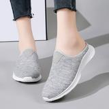 adviicd Tennis Shoes Womens Business Casual Shoes For Women Spring Fashion Women Single Shoes Fashion Shoes Elastic Belt Women Shoes Soft Top Soft Sole Board Shoes Women Daily Casual Shoes Grey 8.5