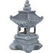 Northlight Seasonal LED Lighted Outdoor Pagoda Garden Statue Resin/Plastic in Gray, Size 13.0 H x 6.5 W x 6.5 D in | Wayfair NORTHLIGHT DW16501