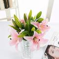 Qepwscx Artifical Lily Flowers Long Stem Artificial Stargazer Lilies Full Bloom Lily & Lily Buds-Faux Tiger Lily Bouquets for Home Hotel Flower Arrangement Party Decor Clearance(only 1 Flower)