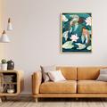 Bay Isle Home™ Koi Fish - Single Picture Frame Print on Canvas Canvas | 16 H x 12 W x 1.5 D in | Wayfair 3CBAF28461C8425C8A994F82F1FBDCBD