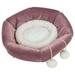 Pets Sleeping Pet Sleeping Bed Soft 18.9 X 18.9 X 12.6in Collapsible For Pets Blue Pink Purple Coffee