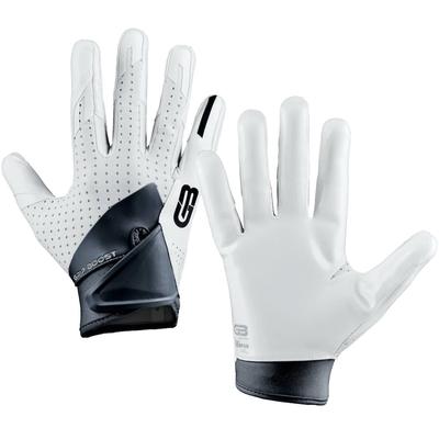 Grip Boost Stealth 5.0 Dual Color Adult Football Gloves White/Black