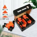 12Pcs/Set 90Degree Right Angle Clip Clamps Corner Holders Woodworking Hand Tools