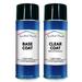 Spectral Paints Compatible/Replacement for Pontiac 692R Blue Moon Metallic: 12 oz. Base & Clear Touch-Up Spray Paint