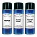 Spectral Paints Compatible/Replacement for Dodge PBV Deep Indigo Blue Metallic: 12 oz. Primer Base & Clear Touch-Up Spray Paint Fits select: 2010-2011 DODGE GRAND CARAVAN 2011-2012 DODGE CHARGER