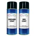 Spectral Paints Compatible/Replacement for Jeep 742 Polar White Pearl: 12 oz. Ground & Mid Touch-Up Spray Paint