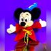 Disney Toys | Disney Fantasia Vtg 2000 Mickey Mouse Sorcerer Plush 14”Disney Parks Exclusive | Color: Blue/Red | Size: Large 14”