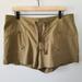 Athleta Shorts | Athleta Women's Soft Lightweight Activewear 4 Zipper Pocket Shorts Size 12 | Color: Tan | Size: 12