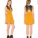 Free People Dresses | Free People Dress Walking Through My Dreams Yellow Blue Spring Summer Mini Xs | Color: Blue/Yellow | Size: Xs