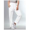 Jerseyhose TRIGEMA "TRIGEMA Freizeithose aus 100% Baumwolle", Damen, Gr. M, US-Größen, weiß, 100% Baumwolle, casual, Hosen
