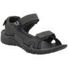 Sandale JACK WOLFSKIN "LAKEWOOD CRUISE SANDAL M", Gr. 44,5, grau (phantom), Synthetik, sportlich, Schuhe, mit Klettverschluss
