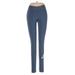 Adidas Active Pants - Low Rise: Blue Activewear - Women's Size Small