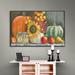 August Grove® Harvest Bench by Beth Grove - Wrapped Canvas Painting Print Canvas in Gray | 16 H x 24 W x 2 D in | Wayfair