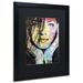 Trademark Fine Art 'My Eyes Cant See U' Matted Framed Print on Canvas Canvas, Wood | 0.75 D in | Wayfair ALI1627-W1620MF