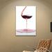 Latitude Run® Red Wine Graphic Art on Canvas Metal in Red/White | 48 H x 32 W x 2 D in | Wayfair 5E12E050582248B697D7EFEE7D3201AF